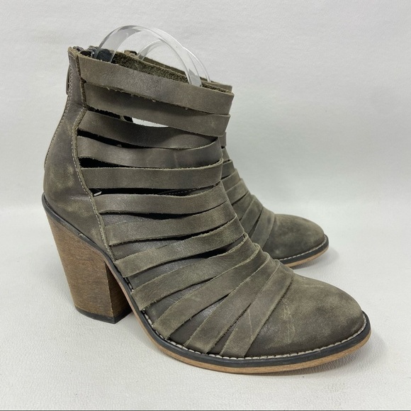 Free People Made in Portugal Hybrid Heel Platform Ankle Booties Boots Women’s 36 - Picture 1 of 12